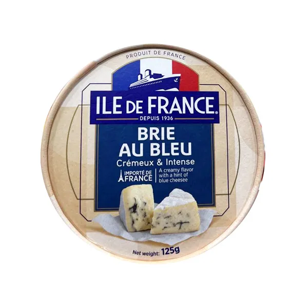 Сыр с белой и голубой плесенью Brie au bleu Ile de France 125 г - image 1