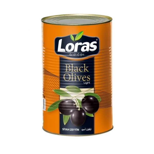 Loras Черные оливки с косточкой 415 г - image 1