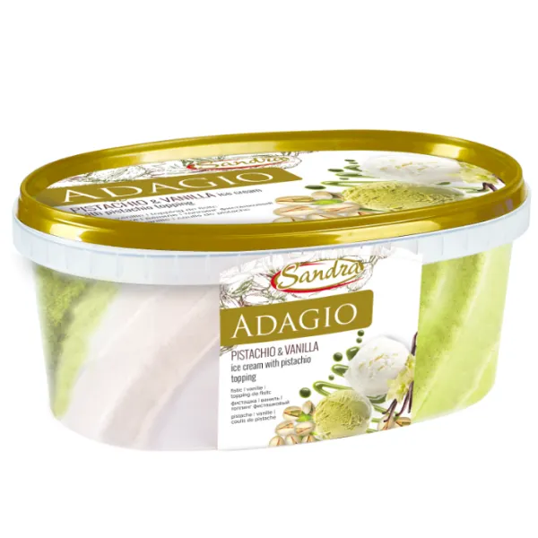 Мороженое Sandra Adagio с фисташками и ванилью 1000мл - image 1