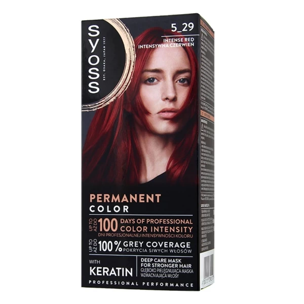 Syoss Vopsea de par 5-29 Intense Red - image 1