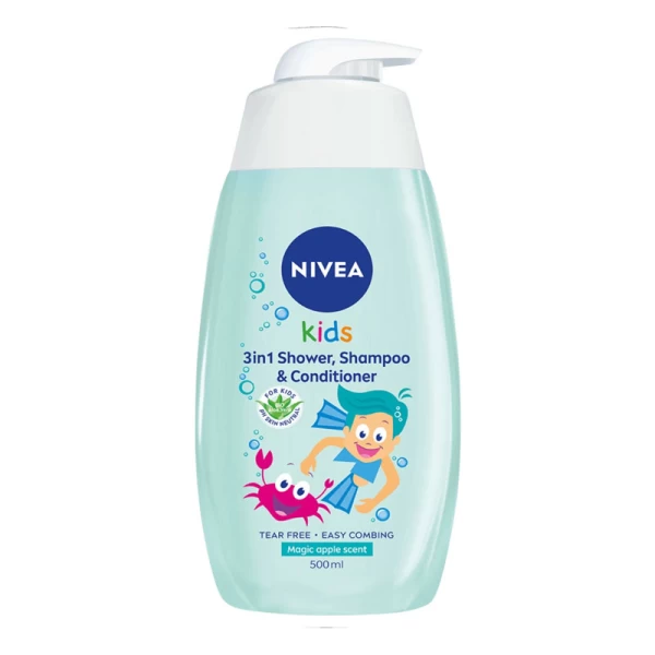 Nivea Kids Gel de dus & Sampon 2in1 Mar 500ml - image 1