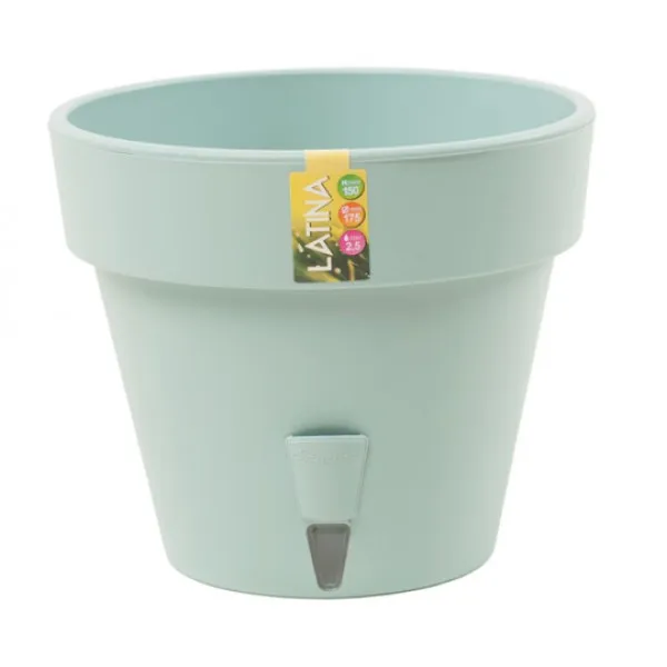 Горшок Latina с системой полива 5,6 л нефрит - image 1