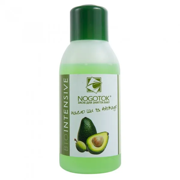 Nogotok Biointensive indepartarea lacului de unghii 100ml Unt de shea și avocado - image 1