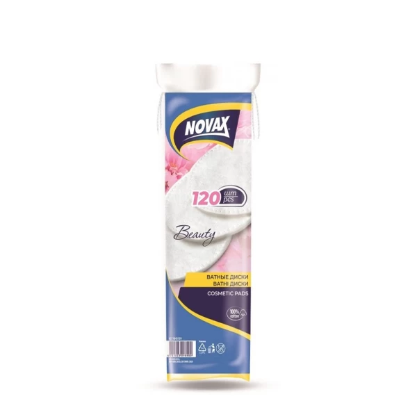 Novax Discuri de vata 120 buc 8900 - image 1