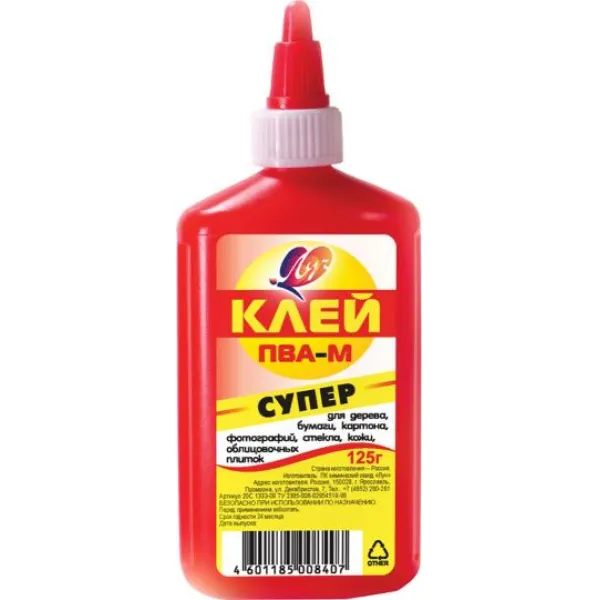 Клей ПВА-М Супер, 125 гр - image 1