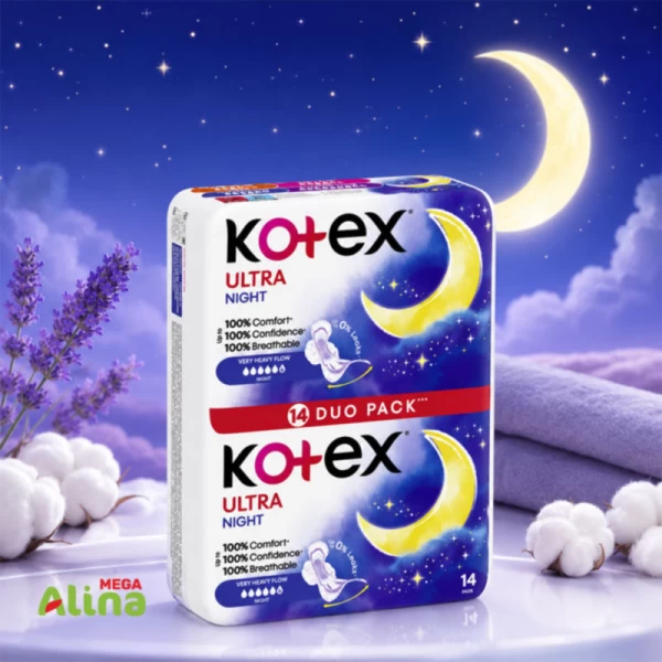 Kotex Absorbante Ultra Dry Night Duo 14 buc - image 2