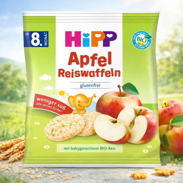 HiPP Рисовые хлебцы с яблоком (8+ мес.), 30 г - image 2