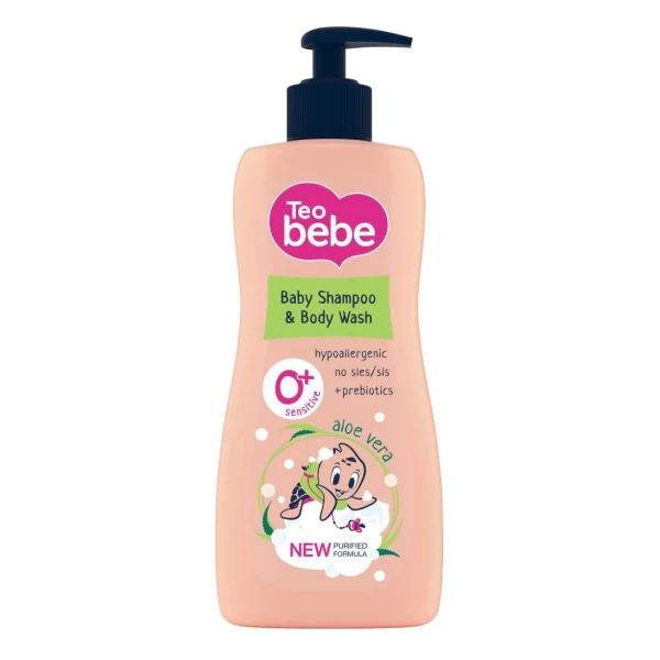 Teo Bebe sampon-gel de dus 400 ml Aloe - image 1