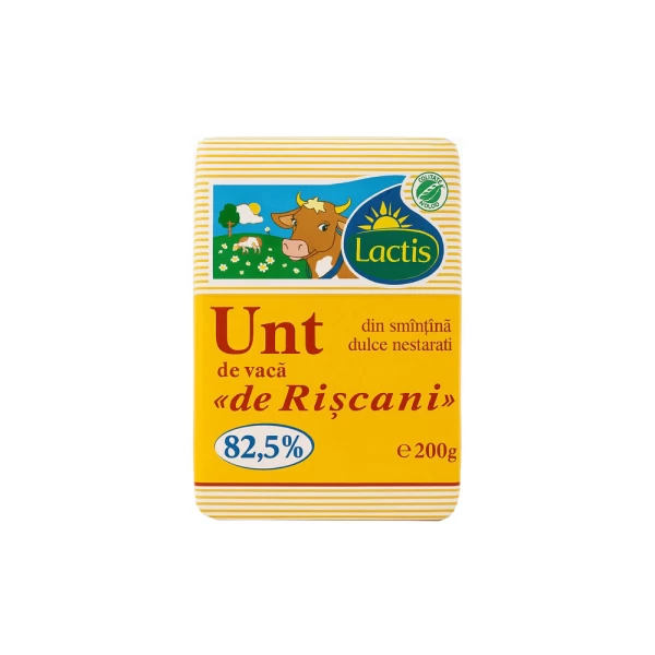 Lactis Масло сливочное de Riscani 82,5%, 200г - image 1