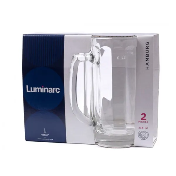 Set halbe pentru bere HAMBURG 330 ml 2 bucăți - image 2