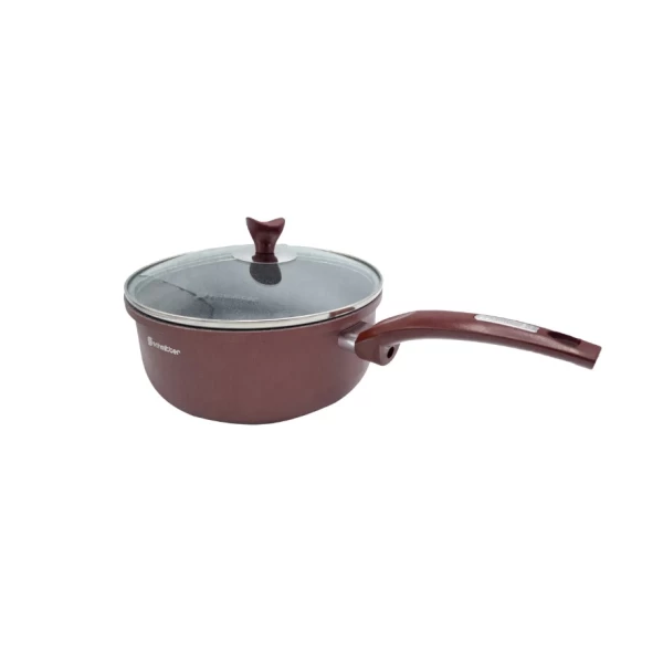 Schmitter Cratita ceramic cu coada+Capac aluminiu turnat 20cm, 2.5L - image 1