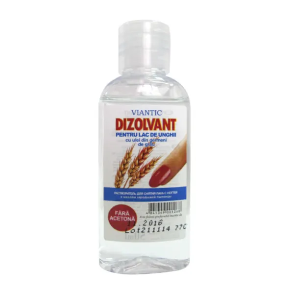 Viantic Dizolvant pentru lac de unghii 50ml cu ulei din germ.de grau PET - image 1