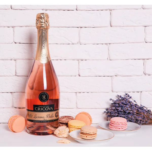 Cricova Lacrima Dulce Vin spumant alb Rose 0.75 l - image 2