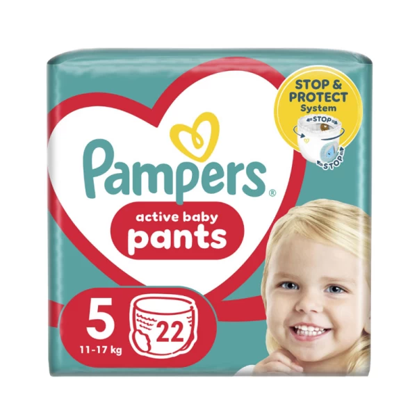 Pampers Chilotei Pants Unisex 5 (11-18 kg), 22 buc. - image 1