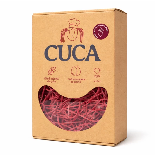 CuCa Tăiței de casă cu ou de găină si sfecla 250g - image 1