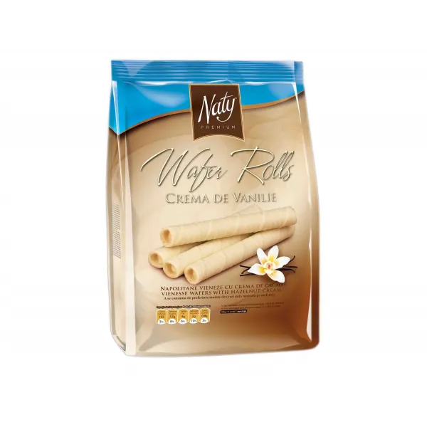 НАТИ Вафельные трубочки с ванильным кремом 200 г - image 1