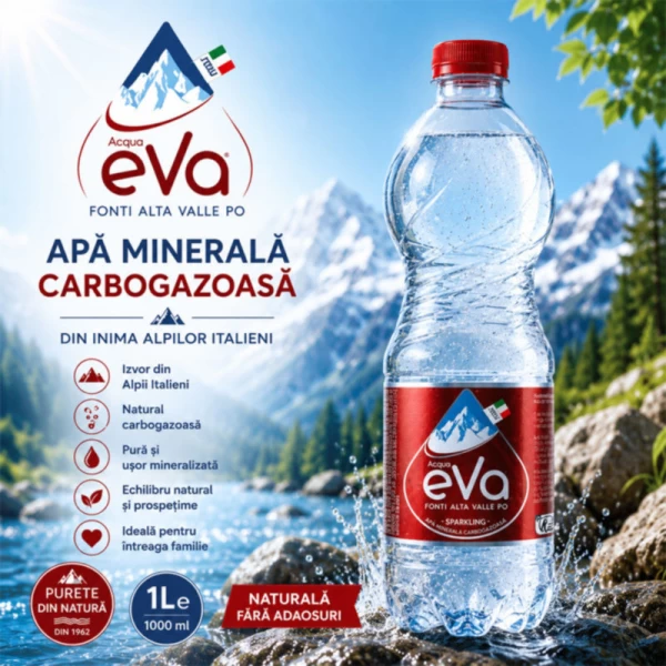 Eva Apa minerala carbogazoasa 1 l - image 2