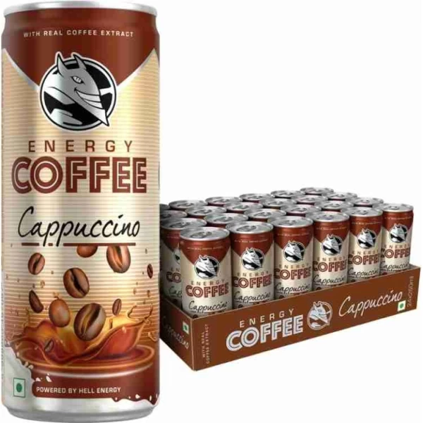 Hell Energy Drink Кофейный напиток Cappuccino 250мл - image 2