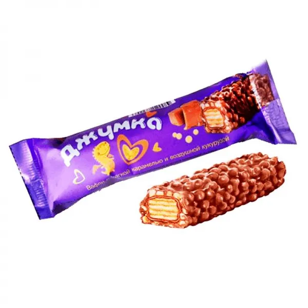 Вафли Джумка с мягкой карамелью и воздушной кукурузой 37г - image 1