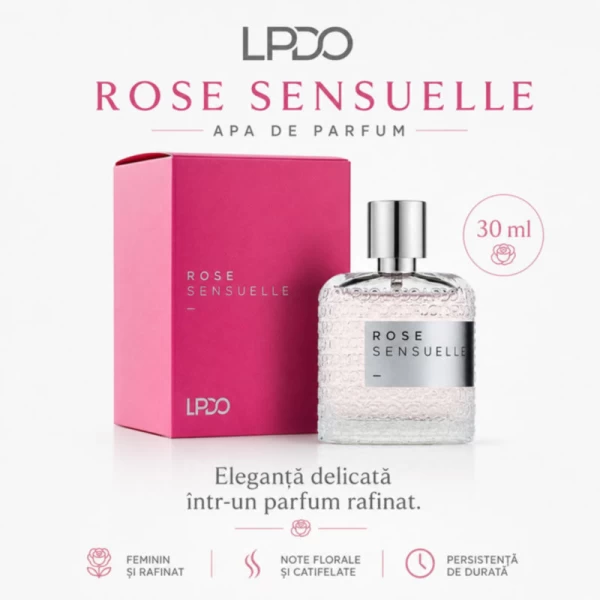 LPDO Парфюмированная вода Rose Sensuelle 30 мл - image 3