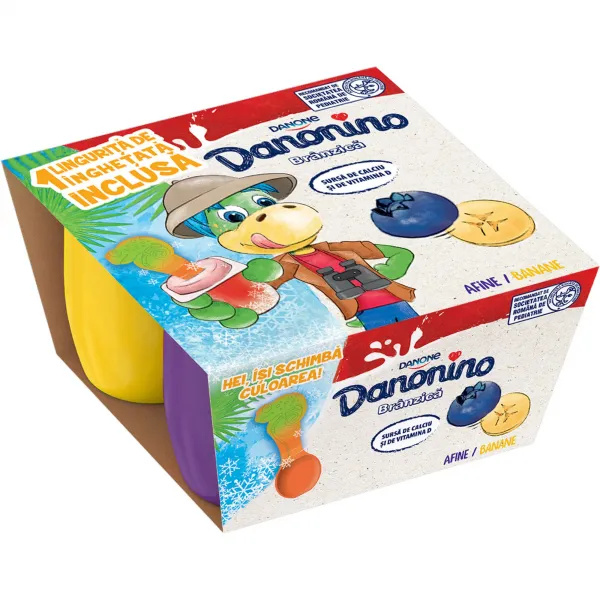 Danonino Iaurt Afine si banane 4*50 gr - image 1