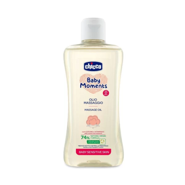 Массажное масло Chicco Natural Sensation (0+ мес.), 100 мл - image 1