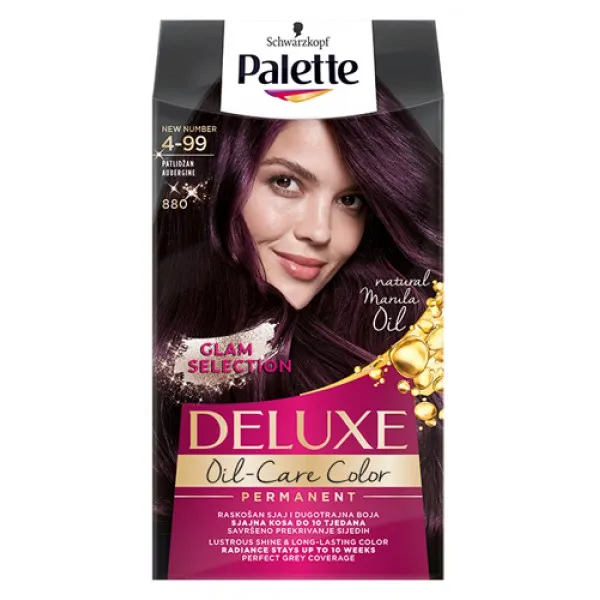 Palette Vopsea de par Deluxe 4-99 Brun Violet - image 1