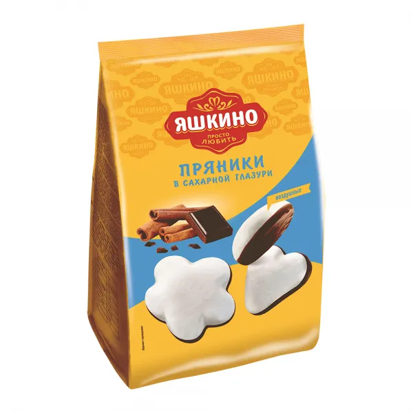 Пряники Яшкино в сахарной и шоколадной глазури 350 г - image 1