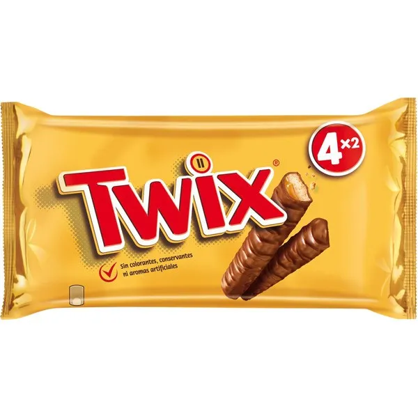 Конфеты Twix печенье/карамель в молочном шоколаде, 4*50г - image 1