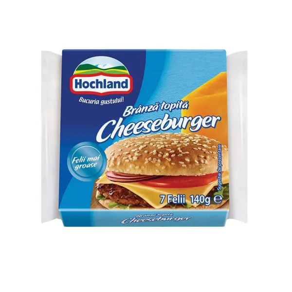 Сыр Hochland чизбургер, ломтики, 140г - image 1