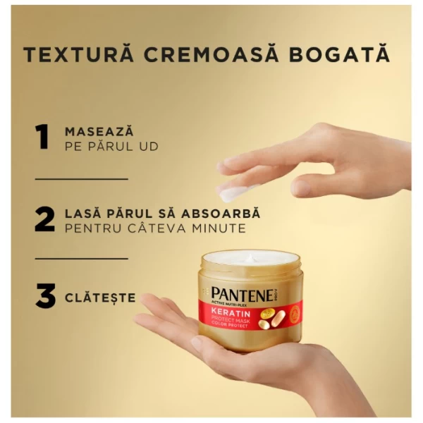 Pantene Masca de par Color Protect pentru par vopsit 300 ml - image 3