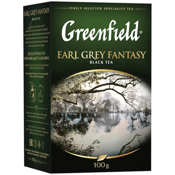 Чай Greenfield Earl Grey Fantasy 100g - image 1