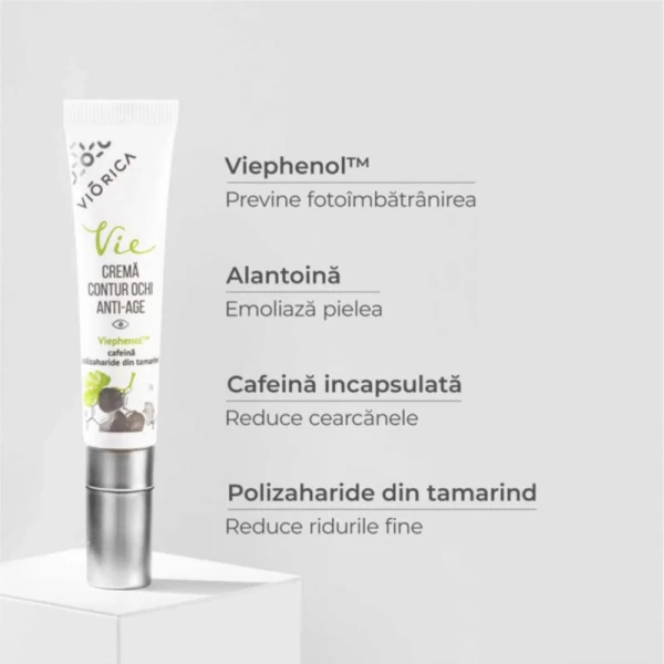 Антивозрастной крем для контура глаз Viorica Vie, 15 мл - image 3