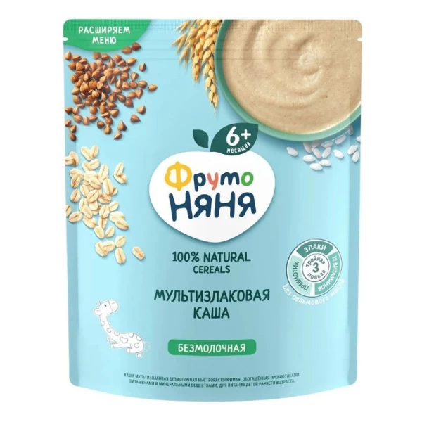 FrutoNanny Terci Multicereale fara lapte (6+ luni), 200 g - image 1