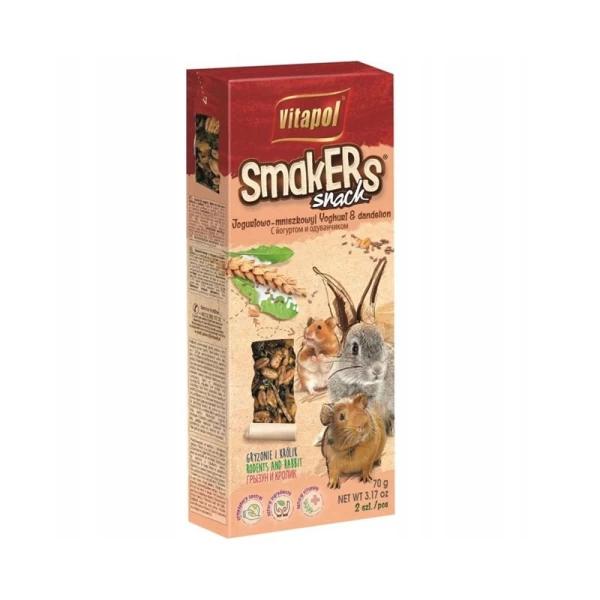 Лакомство для грызунов и кроликов Vitapol «Smakers» ореховое 90 г - image 1