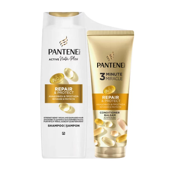 Pantene Шампунь Repair & Protect 400 мл + Маска 3 мин  220 мл - image 1