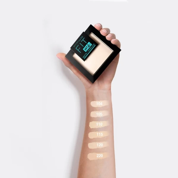 Maybelline Компактная пудра Fit Me Matte & Poreless, оттенок 115 Ivory, 9 г - image 4