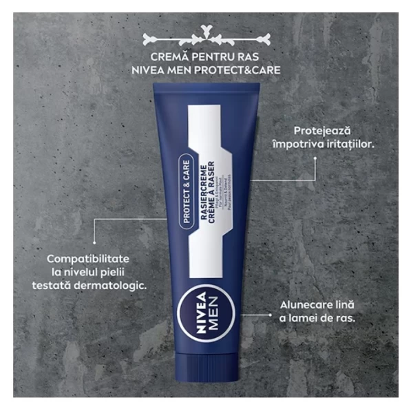 Nivea Crema pentru ras pentru ten normal, 100 ml - image 2