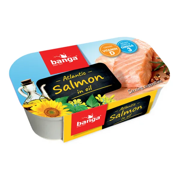Banga Salmon Atlantic in Oil 120g - image 1