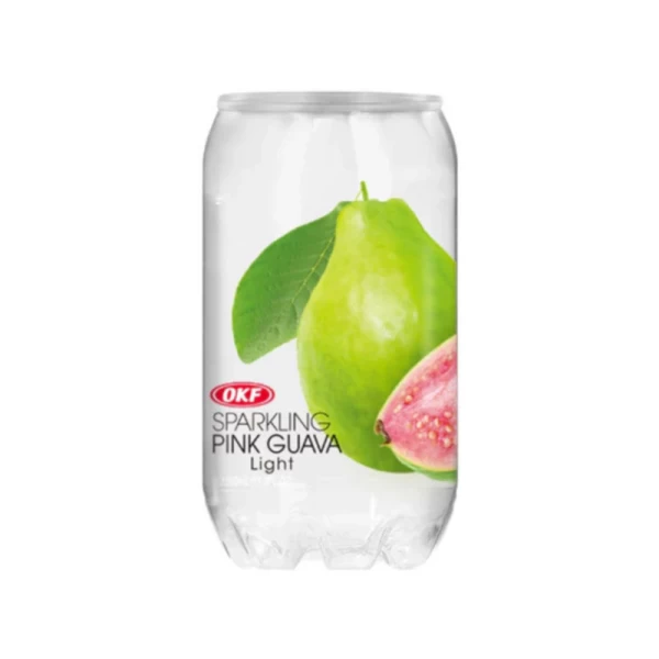 Okf Bautura carbogazoasa cu aroma de guava roz 350 ml - image 1