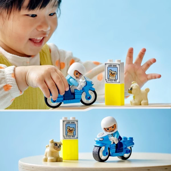 Полицейский мотоцикл Duplo LEGO - image 5