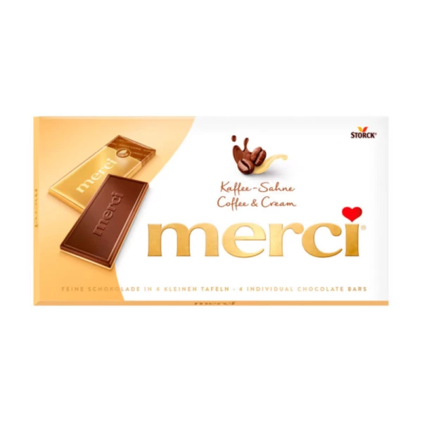 Merci Шоколад кофе и сливки 100г - image 1