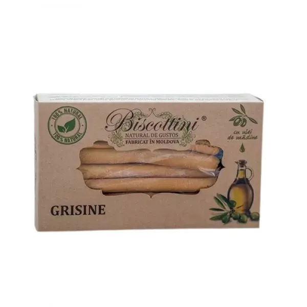 Biscottini Grisine cu faina integrala 200gr - image 1