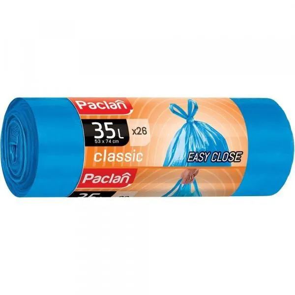 Пакеты для мусора Paclan Classic Bunny, 35 литров, 26 штук - image 1