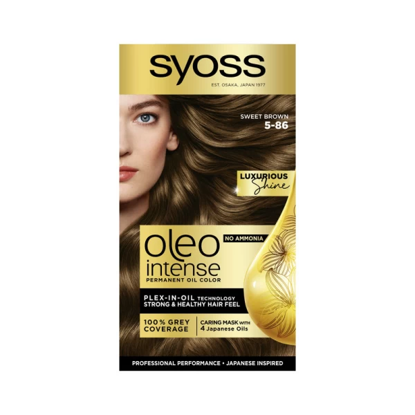 Краска для волос Syoss Oleo Intense 5-86 Карамел каштан - image 1