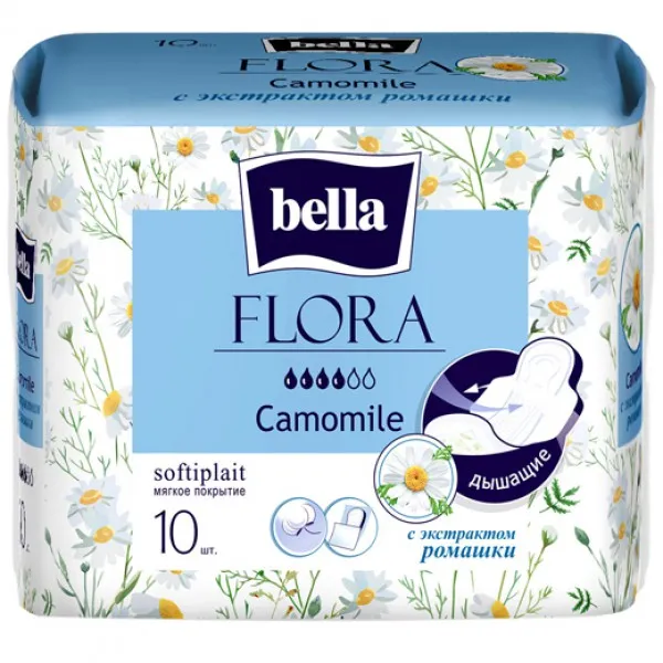 Bella Absorbante zilnice Flora Comfort Camomile 10buc - image 1