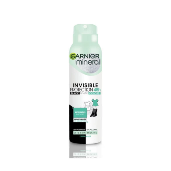 Garnier Mineral Invisible спрей-дезодорант-антиперспирант для женщин, 150 мл - image 1