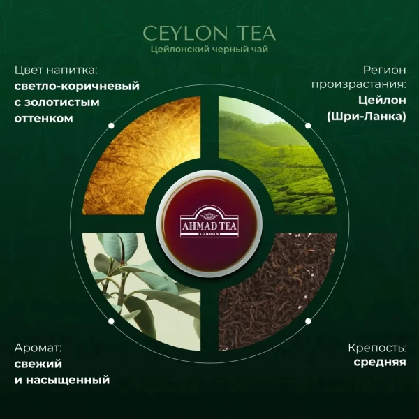 Ahmad Tea Ceai negru Ceylon Tea Orange Pekoe 200g - image 4