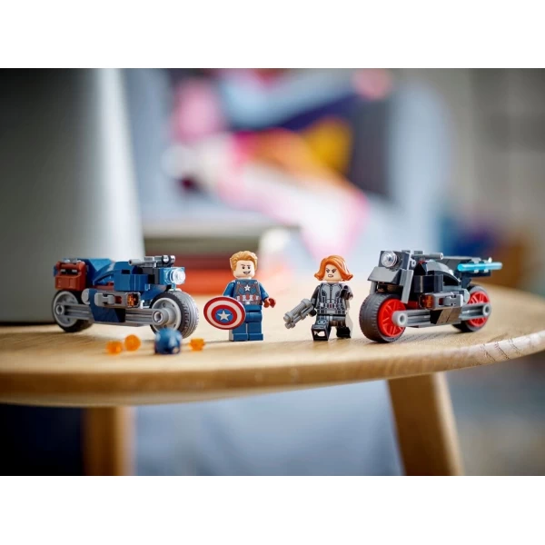 Мотоциклы Капитана Америки и Чёрной Вдовы LEGO Marvel - image 5