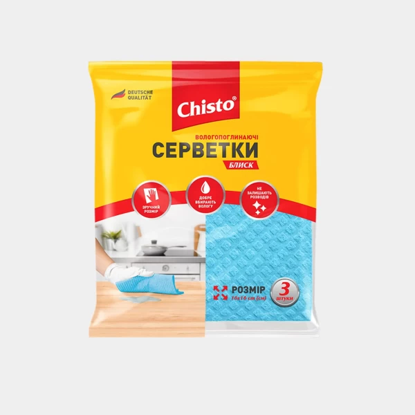 Chisto Салфетки влаговпитывающие 3 шт - image 2